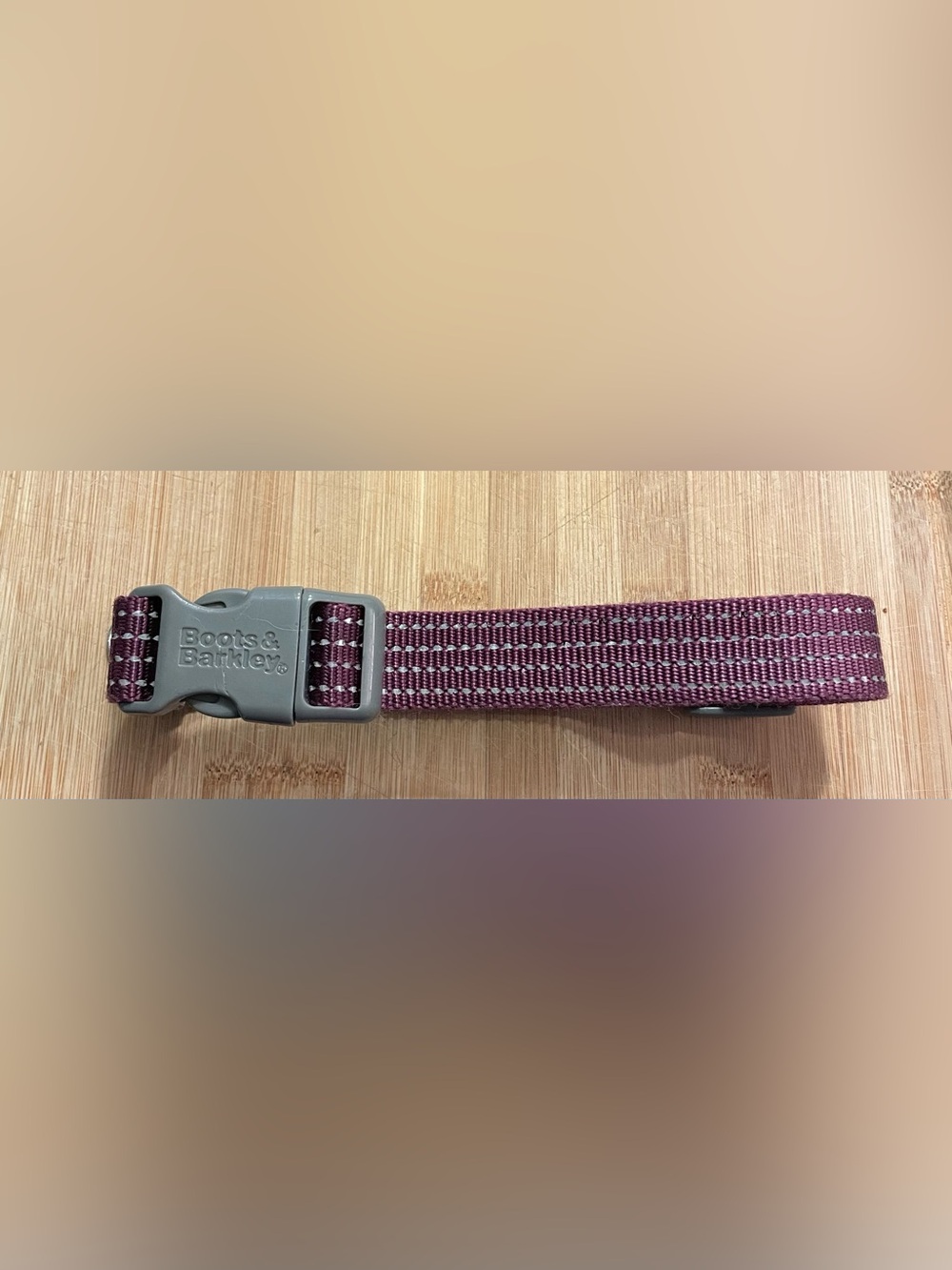 Boots & Barkley dog collar, purple, L